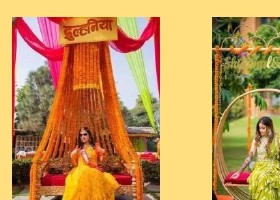 Circular Marigold Swing - Langa Party Booking Rajasthan