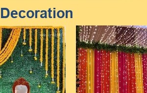 Yellow & White Mehendi Canopy - Langa Party Booking Rajasthan